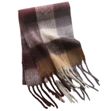 Load image into Gallery viewer, Women's plaid winter scarf