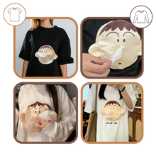 Load image into Gallery viewer, Camiseta de Shin Chan con bolsillo 3D - Ozerty