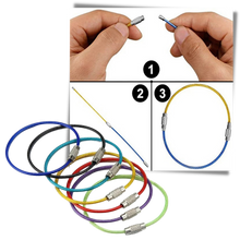 Load image into Gallery viewer, Paquete de llaveros de alambre flexible - Ozerty