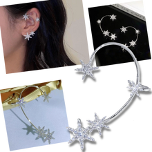 Load image into Gallery viewer, Par de pendientes de moda con clip de circonitas - Ozerty