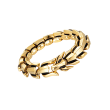 Load image into Gallery viewer, Pulsera ajustable con diseño de dragón de Midgard
-Dorado - Ozerty