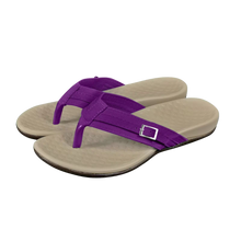 Load image into Gallery viewer, Sandalias ortopédicas con tiras ajustables -Morado - Ozerty