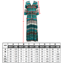 Load image into Gallery viewer, Vestido bohemio con cuello de pico
- Ozerty