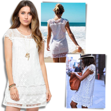 Load image into Gallery viewer, Vestido boho chic de encaje
- Ozerty