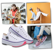 Load image into Gallery viewer, Sneakers de tela antideslizantes y con plataforma
- Ozerty