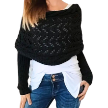 Load image into Gallery viewer, Jersey de punto calentito -Negro - Ozerty