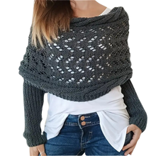 Load image into Gallery viewer, Jersey de punto calentito -Gris oscuro - Ozerty