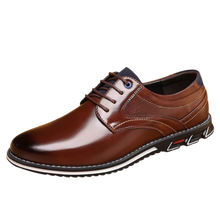 Load image into Gallery viewer, Zapatos ortopédicos estilo Gatsby -Marrón oscuro - Ozerty