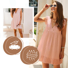 Load image into Gallery viewer, Elegante vestido de bordado inglés
- Ozerty