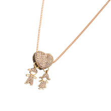 Load image into Gallery viewer, Elegante collar para madres
-1 Niño 1 Niña - Ozerty