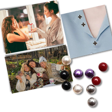 Load image into Gallery viewer, Elegantes broches de botón sin costura
- Ozerty