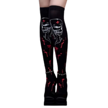 Load image into Gallery viewer, Calcetines de compresión para Halloween -Veneno negro - Ozerty