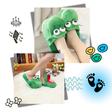 Load image into Gallery viewer, Zapatillas de andar por casa con forma de cocodrilo - Ozerty