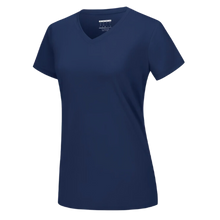 Load image into Gallery viewer, Camiseta de refrigeración instantánea para mujer con cuello de pico
-Azul marino - Ozerty