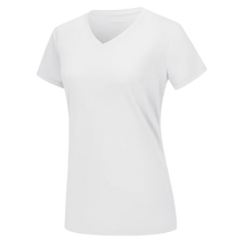 Load image into Gallery viewer, Camiseta de refrigeración instantánea para mujer con cuello de pico
-Blanco - Ozerty