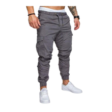 Load image into Gallery viewer, Pantalones cargo Slim Fit para hombre
-Gris claro/MGris claro/LGris claro/XLGris claro/XXLGris claro/3XLGris claro/4XLGris claro/5XL - Ozerty