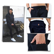 Load image into Gallery viewer, Pantalones cargo Slim Fit para hombre
- Ozerty