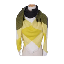 Load image into Gallery viewer, Bufanda de cashmere con tacto de lana de angora y diseño tartán
-Varsovia - Ozerty