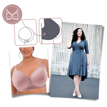 Load image into Gallery viewer, Sujetador push-up de talla grande sin aros
- Ozerty