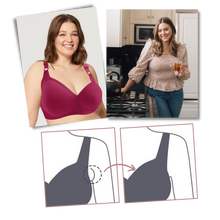 Load image into Gallery viewer, Sujetador push-up de talla grande sin aros
- Ozerty