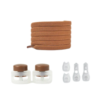 Load image into Gallery viewer, Modernos topes para cordones
-Marrón - Ozerty