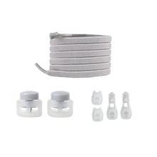 Load image into Gallery viewer, Modernos topes para cordones
-Gris claro - Ozerty