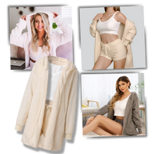 Load image into Gallery viewer, Conjunto de pijama corto, elegante y versátil
- Ozerty