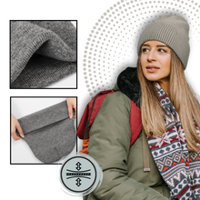 Load image into Gallery viewer, Gorro de punto con forro de satén - Ozerty