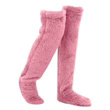 Load image into Gallery viewer, Calcetines calentadores de tiro alto -Rosa - Ozerty