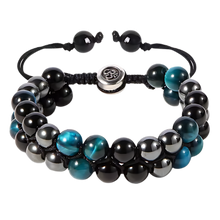 Load image into Gallery viewer, Pulsera de protección resistente al agua -Zafiro de medianoche - Ozerty