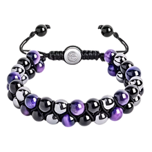 Load image into Gallery viewer, Pulsera de protección resistente al agua -Lavanda de cuervo - Ozerty