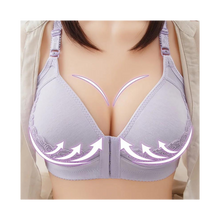 Load image into Gallery viewer, Sujetador push up sin aros para tallas grandes
-Encaje morado claro - Ozerty